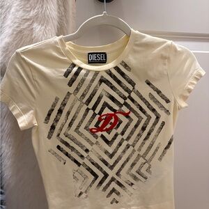 Diesel flocked Graphic T-Shirt